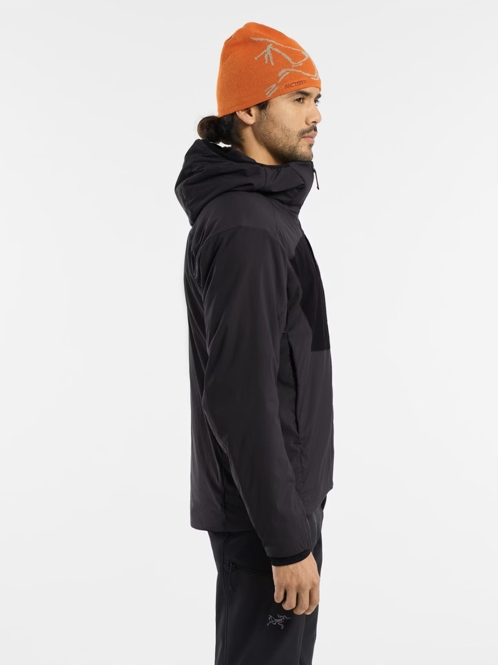 Arc'teryx Men's Black Hooded Puffer Jacket